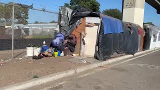 Makeshift structures at homeless encampment will soon be destroyed in Oakland