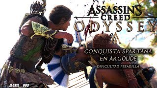 Assassin´s Creed Odyssey - Conquista Spartana en Argólide -  Dificultad Pesadilla |PS4-Esp