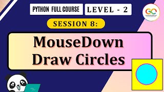 Pygame Tutorial: MouseDown Draw Circles - Bring Your Game to Life! | Python Full Course