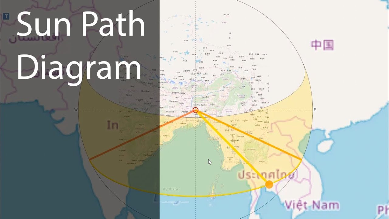 Sun Path Diagram For Architecture - YouTube