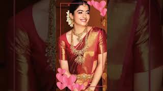 Rasmika in saree #youtubeshorts #traindingsong #rashmikamandanna