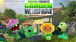 Plants vs. zombies garden warfare plush edition! The war begins....