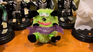 Gemmy 2006 Animated Singing Halloweenies Green Critter