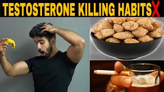 Testosterone Killing Habits *STOP* |How to boost testosterone naturally| best foods for testosterone