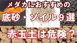 【赤玉土は危険？】メダカにおすすめの砂利、土、ソイル９選！そもそもベアタンクでよくね？