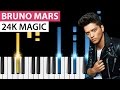 Bruno Mars - 24K Magic - Piano Tutorial - How to play 24K Magic on piano