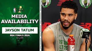 Jayson Tatum ENJOYED Playing with Kyrie Irving | Celtics Media Availability