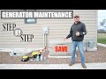 SAVE MONEY!... GENERATOR MAINTENANCE....STEP by STEP!  DIY