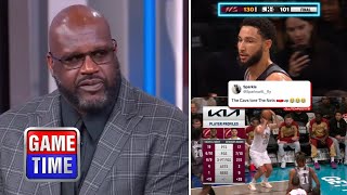 NBA GameTime | Shaq reacts to Donovan Mitchell \u0026 Cavaliers keep rolling with win over Brooklyn Nets