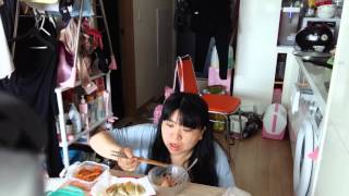 bj복부인 군만두 김치 먹방20160507 104505 mukbang