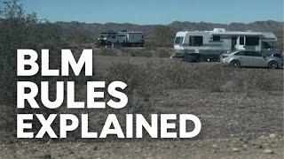 BLM Camping Rules Explained