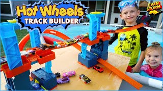 🏎Swimming Pool Jump Challenge: Hot Wheels Unlimited Track Builder #3