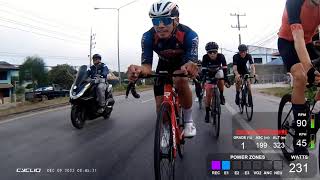 Chiang Mai, 55 Club Endurance Group Ride, 'Rollers' Section. 9th Dec 2023