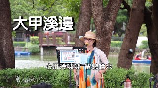 大甲溪邊  原唱 張蓉蓉｜何子欣 演唱｜台中公園街頭藝人