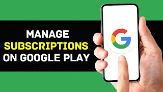 How To Manage Subscriptions on Google Play 2024 (EASY GUIDE)