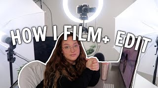 HOW I FILM + EDIT MY YOUTUBE VIDEOS 2020!
