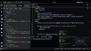 As a DOM Event Handler and keyword THIS in Inline Event Handlers.