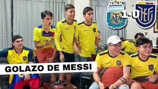 REACCIÓN ARGENTINA vs ECUADOR (1-0) | Eliminatorias Sudamericanas