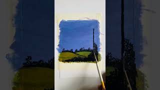 midnight #youtube #trending #viral #shorts #painting #aesthetic #artist #art #views #likes #blue