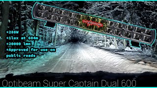 Optibeam Super Captain Dual 600 - Best led bar of 2022?