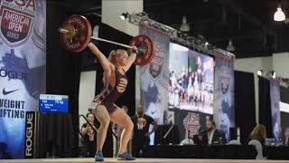 Macy Tarlton -USAW American Open Finals session A 64kg