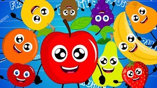 Ten Little Fruits | Original Nursery Rhyme For Kids | Video For Children | Baby Rhymes | Kids Tv