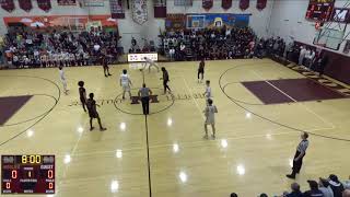 New Heights Charter School of Brockton Boys Basketball at Millbury 3-6-24