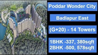 Poddar Wonder City Badlapur East | Complete Details - Pros&Cons, Plans - 9623999211