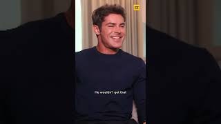 Zac Efron opens up to ET about his shattered jaw injury #shorts