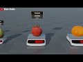 Fruit Size Comparison in 3DI Shine Studio