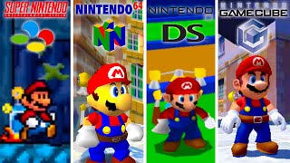 Super Mario Sunshine - All Versions (SNES, N64, DS \u0026 GCN)