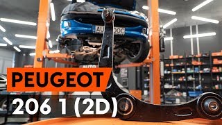 Wie PEUGEOT 206 1 (2D) Querlenker vorderen / Achslenker vorderen wechseln [AUTODOC TUTORIAL]