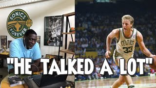 Shawn Kemp on rare Larry Bird Story, Dr J, Dunks and more
