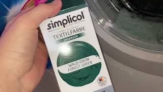 Simplicol Textilfarbe \u0026 gorenje 🙂☺️