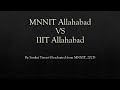 mnnit allahabad vs iiit allahabad comparison u0026 highest package of iiit a jee 2024 by sanket tiwari