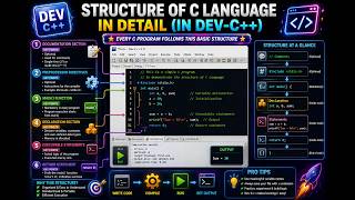 C Program Structure Explained for Beginners | C Programming Tutorial #2