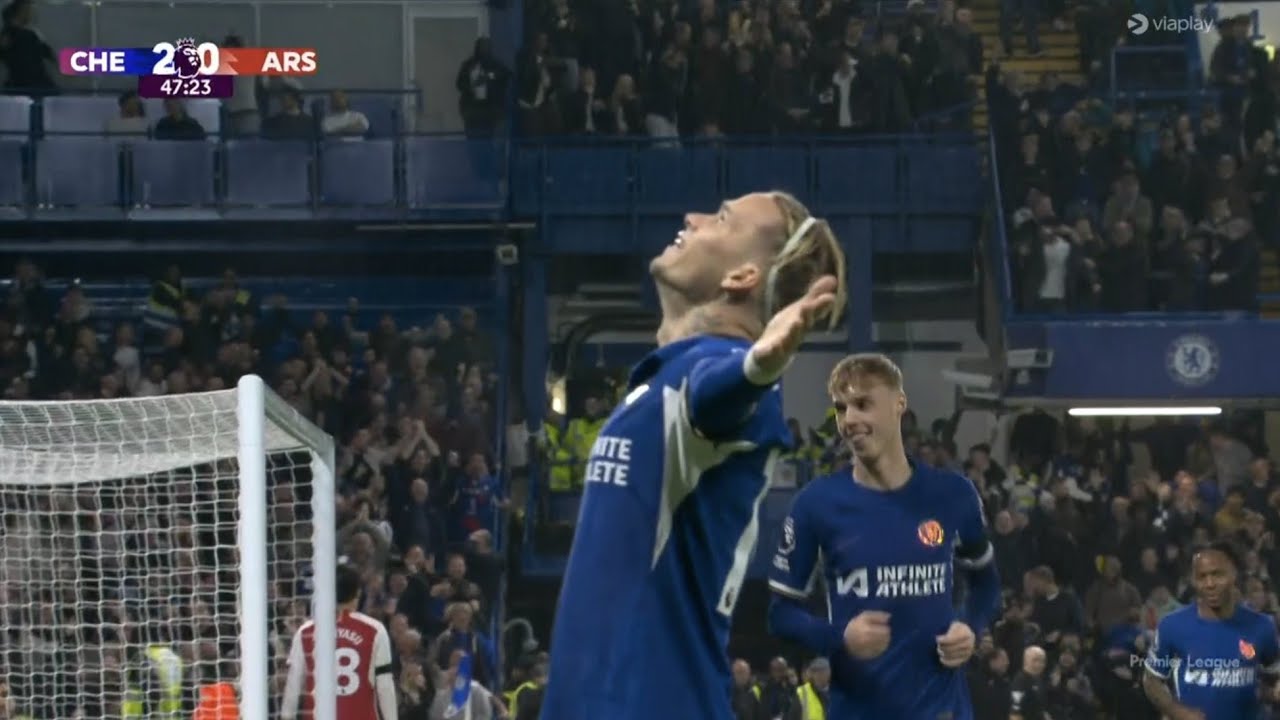 Chelsea Fans Wild Celebration After Mykhailo Mudryk Goal Vs Arsenal ...