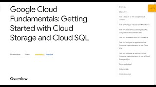 #qwiklabs Google Cloud Fundamentals: Getting Started with Cloud Storage and Cloud SQL #ace #pcd