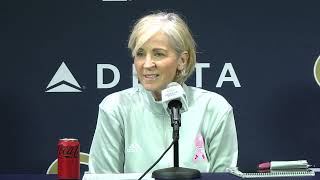 GTWBB Nell Fortner Postgame Press Conference vs. Notre Dame - Feb. 17, 2022