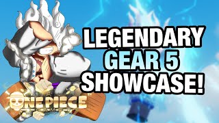 [AOPG] HOW TO GET GEAR 5 AND FULL DAMAGE SHOWCASE! A One Piece Game | Roblox