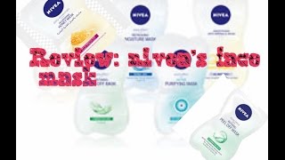 Review on nivea`s masks