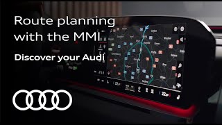 Route planning with the Audi MMI