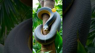 AI Nature Exploration: Amazing Scenery | Snake climbing tree #shorts #trending #omg