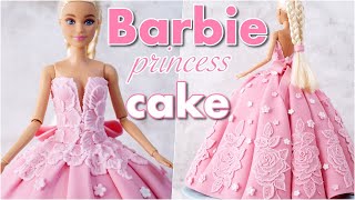 Barbie Princess Dress Cake 바비 인형 드레스 케이크