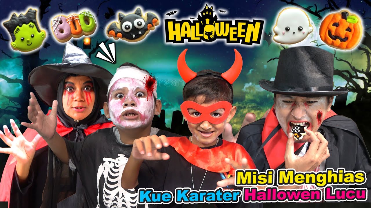 Praya Jadi Seram Pakai Kostum Halloween Menghias Kue Karakter Hantu ...