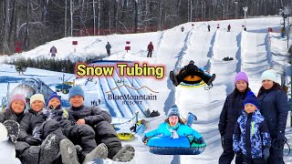 Snow Tubing At Blue Mountain Resort,PA