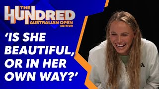 Caroline Wozniacki leaves Andy and Sophie in STITCHES! The Hundred: Australian Open edition | WWOS