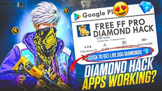 TRYING FREE DIAMOND HACK APPS FROM PLAYSTORE 😱 GARENA FREE FIRE