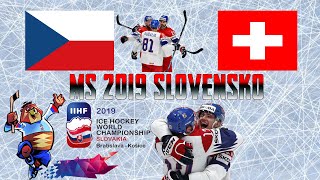 MS 2019 | Skupina B | Česko - Švýcarsko 5:4 | Highlights