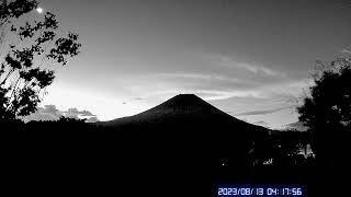 【HD画質】富士山ライブカメラ 2023.8.13-1朝霧高原 より(mt.fuji  live  camera)　＃富士山　＃ライブカメラ　＃朝霧高原